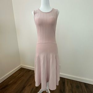 Pink Tartan Mid length dress